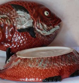 poisson céramique vintage