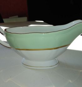 saucier porcelaine liseret d'or