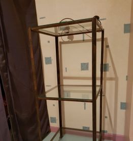 Étagère plateaux en verre