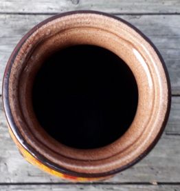 Vase w.germany 206-27 rouge