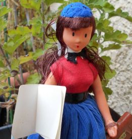 POUPEE PEYNET L'ETUDIANTE  ORIGINALE TRES BON ETAT VINTAGE