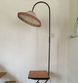 Lampadaire , tablette vintage