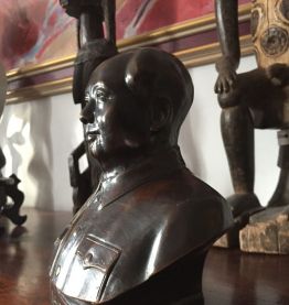 Statuette bronze Buste Mao très bon état 