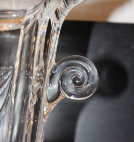 Seau à champagne vintage cristal de Lorraine