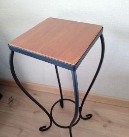 Sellette fer et bois 