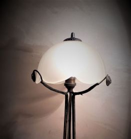  LAMPE ART DECO EN FER FORGe style
