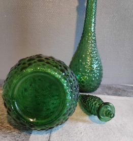 carafe verte empoli avec bouchon flamme