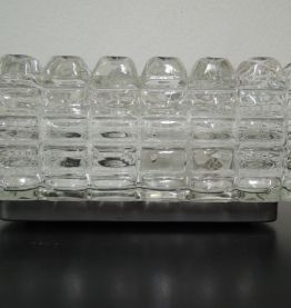 Plafonnier en verre vintage