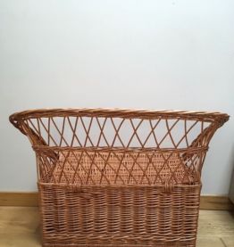 Coffre à jouet en rotin