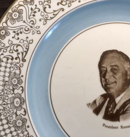 Assiette de Collection Président Roosevelt