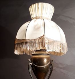 lampe napoleon  laiton pied en sabot   1900