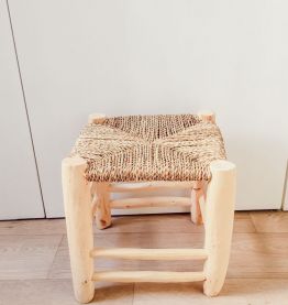 Petit tabouret marocain Beldi traditionnel