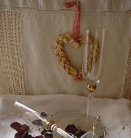 Duo de  flutes à champagne 