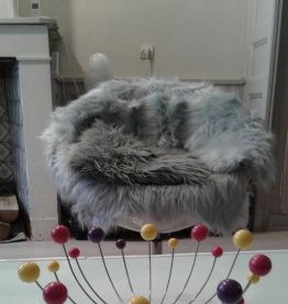 Corbeille à fruits métal vintage. 