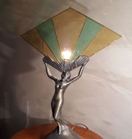   lampe statue regule model us electricite refai