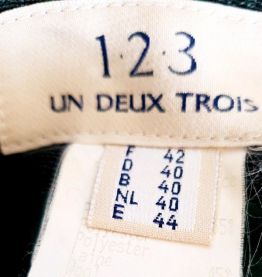 Jupe kaki vintage boutonnée