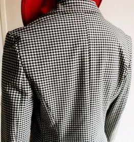 Blazer petits carreaux vintage 