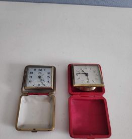 2 réveils de voyage mécaniques : Jaz  et Gemco