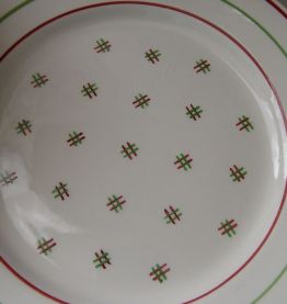 10  assiettes à dessert Vintage