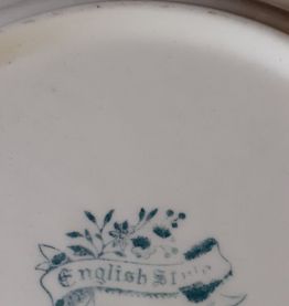 Assiette de la faïencerie de Luneville