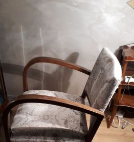 fauteuil art déco en tissus bridge 