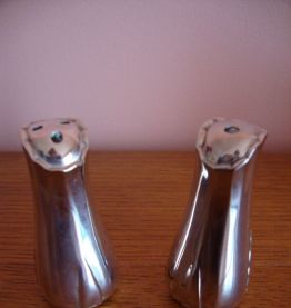 Salerons cygne métal couleur argent