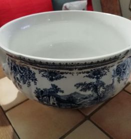 jolie soupière en faïence LUNEVILLE