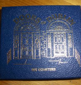 Lot de 6 sous-verres "les portes de Dublin"