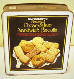 Boîte à biscuit en métal "Sainsburry"