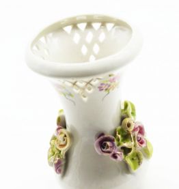 Petit vase en céramique fleurs