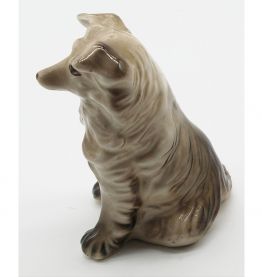 Statue chien céramique
