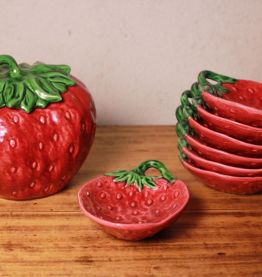 Lot 6x assiettes fraises