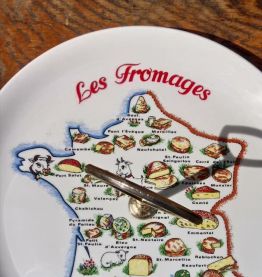 Plateau de service "Les fromages de France" - Années 70/80 
