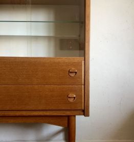 Buffet enfilade haute commode vintage années 60