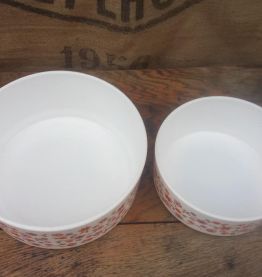 Deux saladiers Arcopal - Collection Scania - Années 70