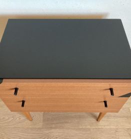  Table de nuit chevet 3K Möbel vintage années 60