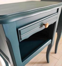 Paire Table Chevet bois