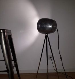 lampe vintage réglable en hauteur création unique