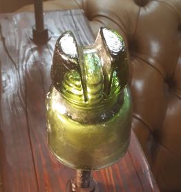 porte manteau mural de type industriel 65x14cm sur platine b