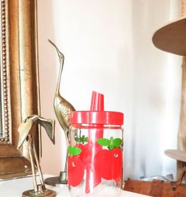 Sucrier HENKEL Pot Vintage 1950 Pomme Cuisine Gateau Patisse