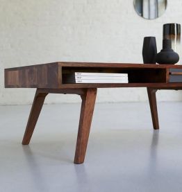 Table basse scandinave en pallisandre