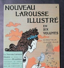 Plaque publicitaire Larousse 