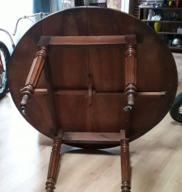 Table Louis Philippe pied tourner a rabbet tres pratique 125