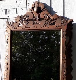 Miroir en bois 96 x59 cm