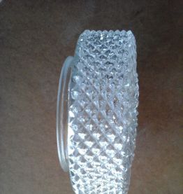 Plafonnier verre rond