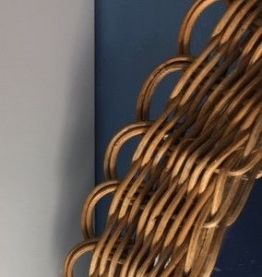 Miroir soleil osier 50cm   