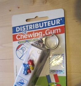 Porte clé collector distributeur de chewing gum 