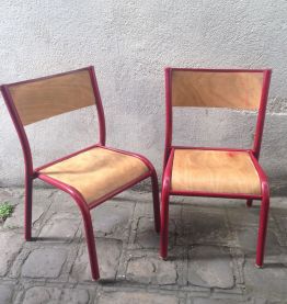 Petites chaises écolier