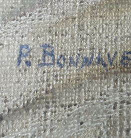 vierge à l'enfant signé p. Bonnave années 50 /60