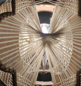 Suspension bois et fil scandinave